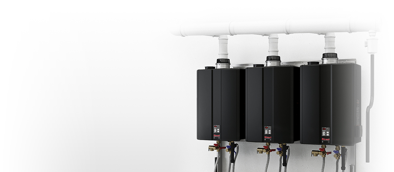 Tankless units wall mounted